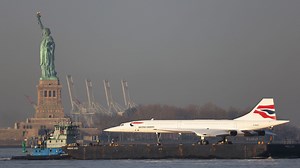 Iconic Concorde soars once more, completing scenic Hudson River journey