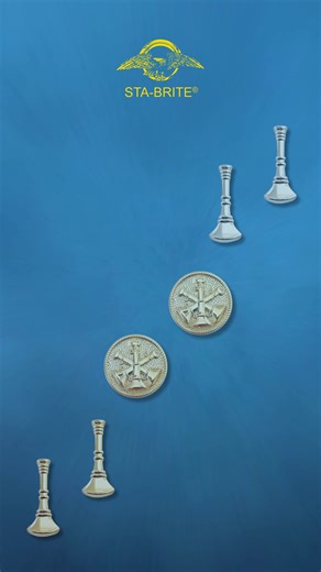 Now in stock and ready to ship: • STA-BRITE® Lt. 1 Bugle Gold Plated (pair) • STA-BRITE® Lt. 1 Bugle Nickel Plated (pair) • STA-BRITE® Asst. Chief 3 Bugles Gold (pair) Order while supplies last. | Sta-Brite Insignia INC.