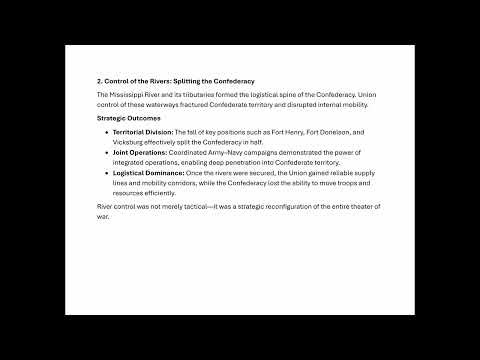 The Naval War - Where the Real U.S. Civil War Was Won
