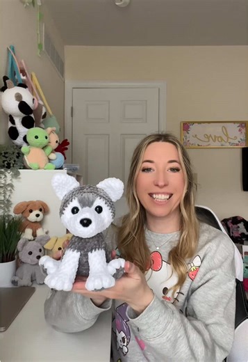 Crochet a Cute Husky Puppy: Step-by-Step Guide