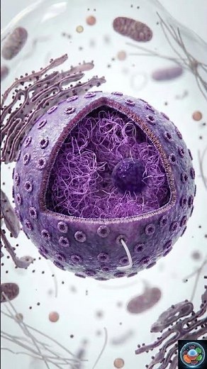 El Núcleo y el ADN 🧬 #NucleoCelular #ADN #Biologia #Ciencia #Genetica
