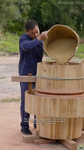 Traditional Chinese Grain Grinder (hulling mill) making process #wood #traditional #craft #handmade The traditional grain grinder may look simple, but it once played a powerful role in rural agriculture. Long before modern machines, it helped families process grain efficiently, reduced heavy labor, and supported entire communities. This video brings back the memory of a tool that shaped village life for generations. 🌾✨ --- ✅ HASHTAGS #TraditionalCraft #FarmingTools #RuralCulture #AgriculturalHi
