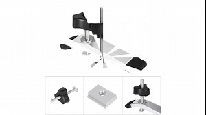 Whole Clamps Set,T-Track Clamp,Metal Quick Acting Hold Down Clamp Tool Kit,For Woodworking Tool&Metalworking Positioning, and Fixturing(Whole Set)