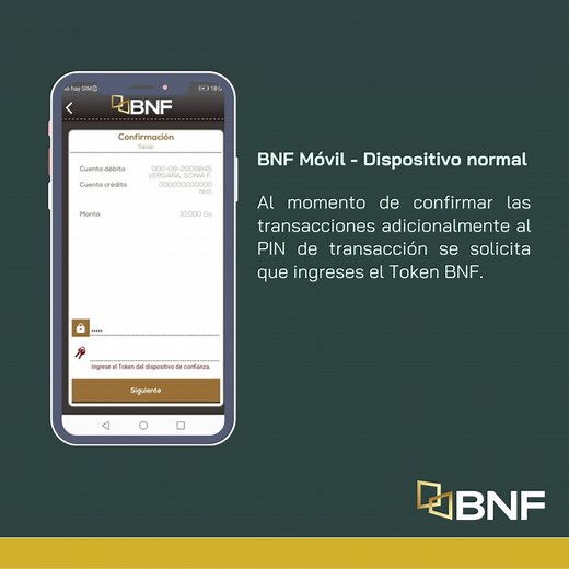 14K views · 160 reactions | En esta segunda parte, te mostramos cómo utilizar el TOKEN BNF | Banco Nacional de Fomento BNF | Facebook