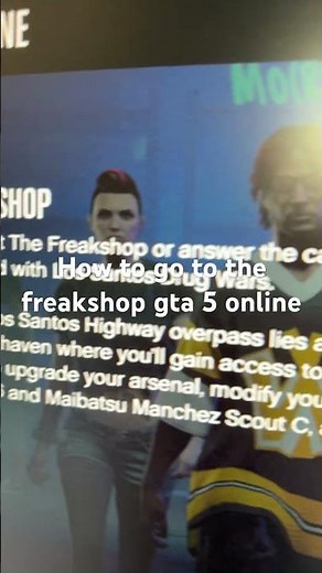 How to go to the freakshop gta 5 online