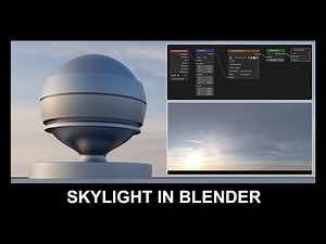Skylight / Domelight In Blender