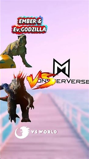 Ember & Godzilla 🆚 Jurassic & Monstervers