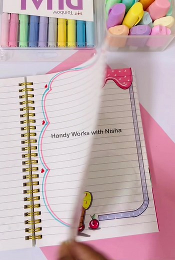 Creative Book Page Decoration Ideas for School Projects