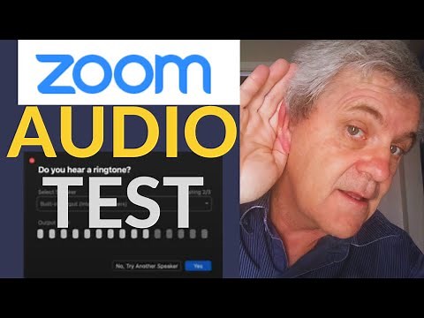 How to Test Audio in ZOOM