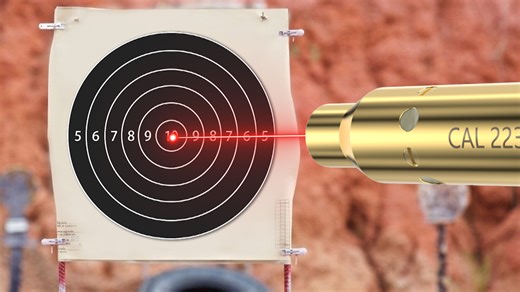 Watch EZshoot Laser bore Sight for .223 Rem 5.56 mm with 12 Batteries on Amazon Live