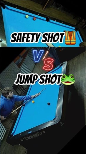 Safety shot🦺 vs Jump shot🐸 #8ballpool #jumper #tournamenthighlights
