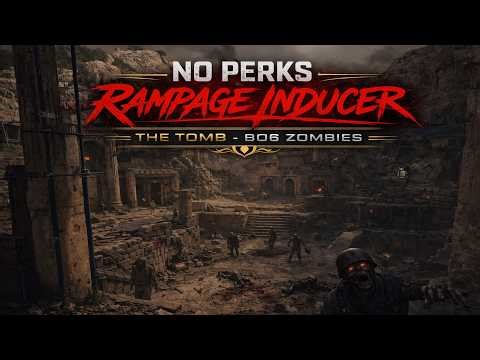 NO PERKS + RAMPAGE INDUCER on The Tomb (BO6 Zombies )