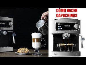 ☕ How to Make Cappuccinos with the Cecotec Power Espresso 20 Coffee Maker 👌