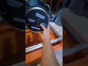 Ridgid 7 inch wet saw with stand setup| quick setup video.