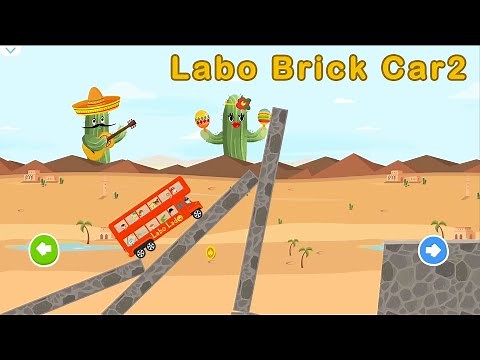Build Buses, Double-Deck Buses, and School Buses in Labo Brick Car 2