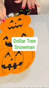 1.1K views · 29 reactions | Turn a pumpkin sign into a charming DIY Dollar Tree snowman sign for a fun and festive winter decoration! ⛄️❄️✨ #DIYWinterDecor #DollarTreeCrafts | Olivia's Romantic Home DIY | Facebook