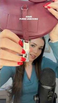 ASMR PURSE UNBOXING 👜 #asmr #unboxing #whispering #relaxing