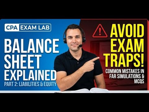 Balance Sheet & Financial Position Part 2: Liabilities, Equity & Common Exam Traps
