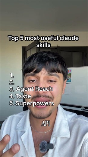 Top 5 Most useful claude skill!