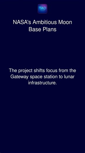NASA's Ambitious Moon Base Plans