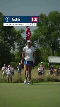 Talley takes the lead 💪 She is 3 up after 18 holes in the U.S. Women’s Amateur final.