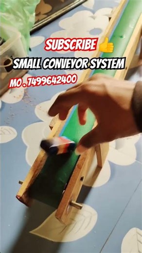 छोटा Conveyor belt project | small conveyor system | conveyor belt | how to make conveyor #conveyor
