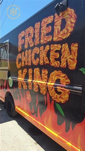 Fried Chicken King Food Truck Experience by Smart Food Truck #foodtruck #streetfood #fastfood