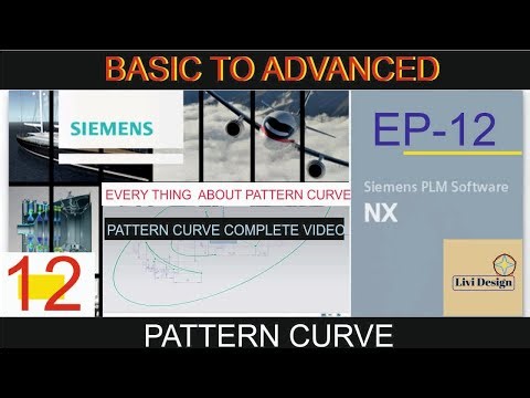 NX TUTORIAL । BASIC TO ADVANCED। Ep-12। pattern curve #3d #pattern curve in nx #advanced nx