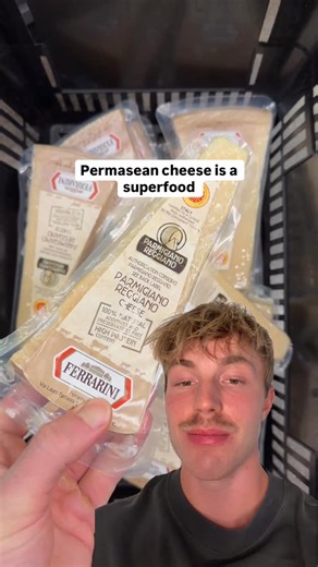 Oasis on Instagram: "Parmesan cheese is a superfood. 35.8g of protein per 100g—41% more than beef, 54% more than chicken. It’s the most protein-dense whole food in the dairy aisle. Complete protein. Virtually lactose-free. Loaded with calcium, K2, and selenium. Aged up to 3 years so the proteins are pre-digested and easier to absorb. When buying cheese: look for grass-fed, organic, or the PDO stamp. Avoid conventional as it can contain growth hormones banned in Europe, Canada, and Australia but 