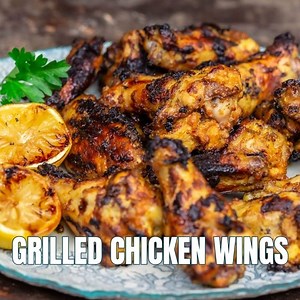 New! Don't miss these Mediterranean-Style Grilled Wings! RECIPE: https://www.themediterraneandish.com/grilled-chicken-wings/ | The Mediterranean Dish