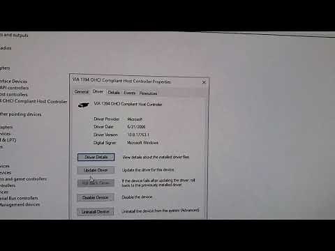 VIA VT6306 Chipset IEEE 1394 Firewire Card - Windows 10 BSOD - Try Change To "Legacy" Driver - Crash