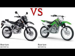 Kawasaki KLX 125 vs Kawasaki KLX 140 Test specification comparison