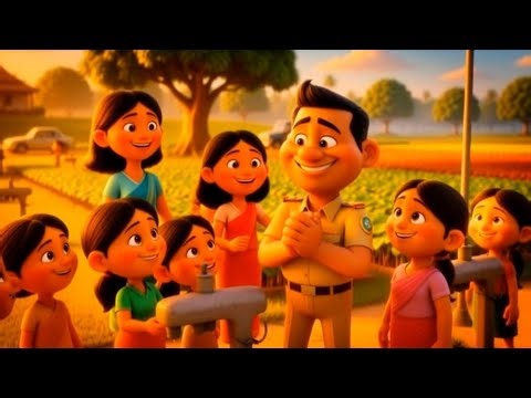 Village bachho ka khel cartoon video baby cartoon video #cartoonvideo #viralvideo