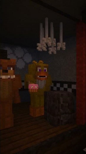 FNaF Minecraft Chisels & Bits Build - Showcase - Short #minecraft #fnaf #fivenightsatfreddys