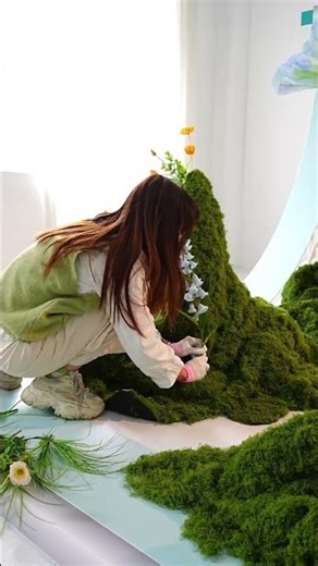 Create a Fairy Tale Photography Backdrop with Faux Moss