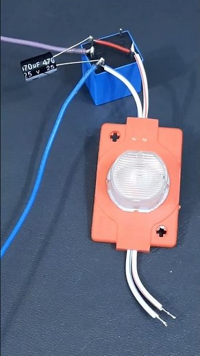 Easy 12V LED Flasher Circuit for Bikes Using Relay and Capacitor #shorts
