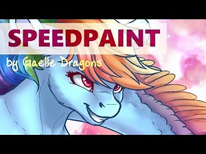 Speedpaint MLP - Rainbow Dash