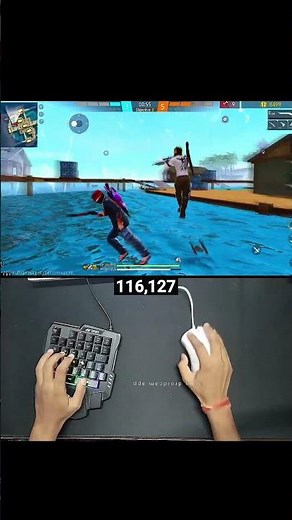 Mastering Free Fire: Keyboard and Mouse Gameplay with Handcam