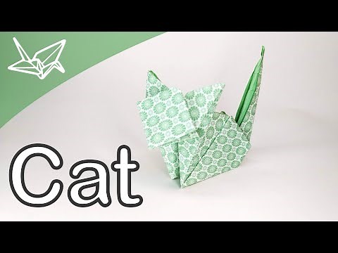 Origami Cat Instructions [Makoto Yamaguchi]