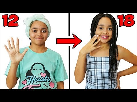 TIANA'S TRANSFORMATION TO LOOK OLDER!!