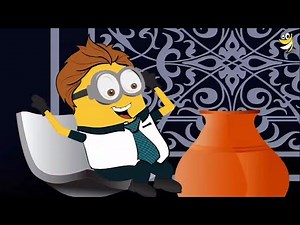 Minions Bathroom Signs prank ~ Fuuny Cartoon (HD) 1080P