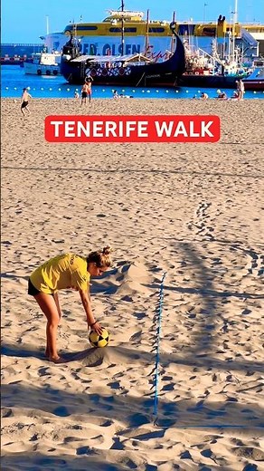 TENERIFE 🇪🇸 Beach Vibes & Crazy Skills FootVolley