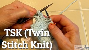 Working on socks? Here's a great technique TSK (Twin Stitch Knit) for short rows, especially if you're using a Fish Lips Kiss Heel. :) | AlpacaDirect.com
