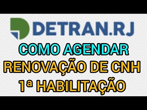 DETRAN RJ Como agendar renovação de CNH e primeira habilitação