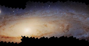 L'Œil de GEO: l'incroyable mosaïque de pixels de la galaxie d'Andromède, prise par le télescope Hubble