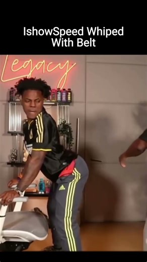 Whipped With Belt Challenge #ishowspeed #funny #speed #shorts