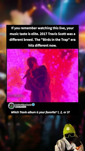 2017 "Birds in the Trap" Era Hits Different... 🦅#TravisScott #Astroworld #HipHopCulture #LiveMusic
