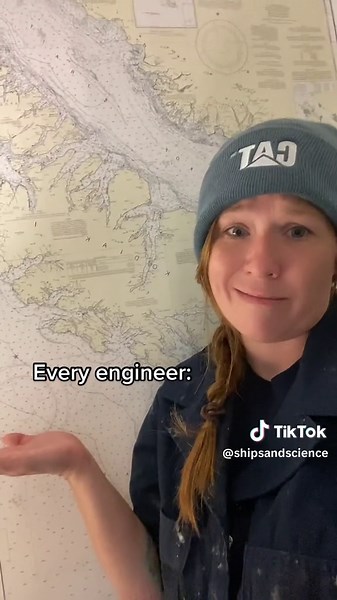 Inside and Outside of 3nm is all they care about. #deckofficer #engineers #bridgewatch #navigation #noaacorps #maritime #sailing #charts #underway #lumineers #ithinkimfunny #iykyk #engineroom