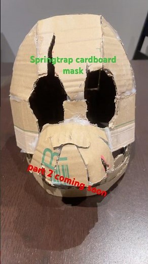 Springtrap cardboard mask