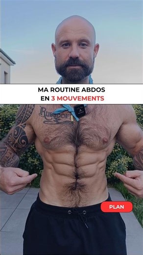 My abs in 3 moves (COMPLETE ROUTINE) 🔥